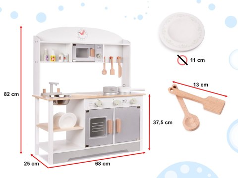 Kuchnia drewniana dla dzieci MDF MODERN CLASSIC+ akcesoria Kuchnia drewniana dla dzieci MDF MODERN CLASSIC+ akcesoria