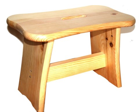 Ryczka drewniana skręcana Taboret krzesło Ryczka drewniana skręcana Taboret krzesło
