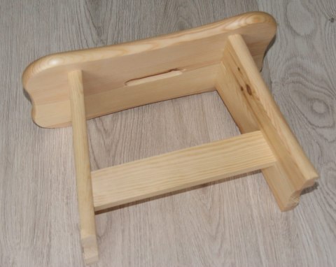 Ryczka drewniana skręcana Taboret krzesło Ryczka drewniana skręcana Taboret krzesło
