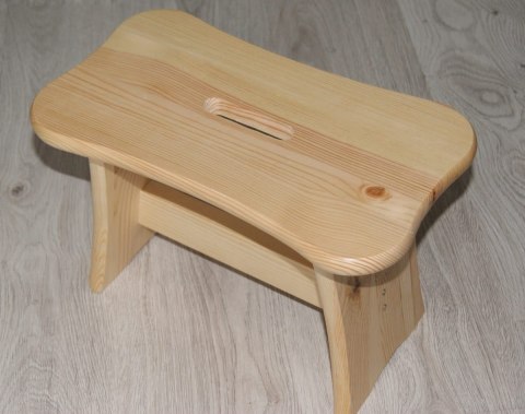 Ryczka drewniana skręcana Taboret krzesło Ryczka drewniana skręcana Taboret krzesło