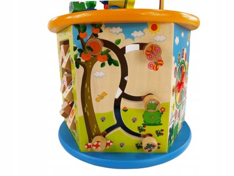 DREWNIANA DUŻA KOSTKA EDUKACYJNA 8w1 - YDL-136 DREWNIANA DUŻA KOSTKA EDUKACYJNA 8w1 - YDL-136