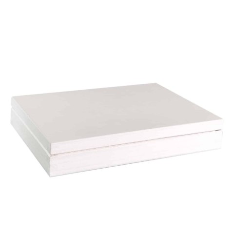 Drewniane Pudełko z magnesem 20x14 - białe Drewniane Pudełko z magnesem 20x14 - białe