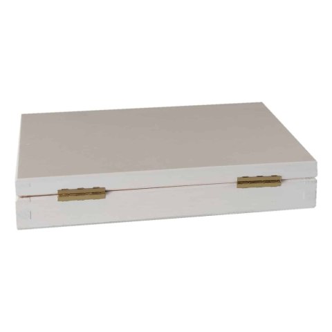 Drewniane Pudełko z magnesem 20x14 - białe Drewniane Pudełko z magnesem 20x14 - białe