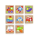 Viga 50723 Zestaw puzzli magnetycznych - transport Viga 50723 Zestaw puzzli magnetycznych - transport