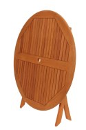 Stół drewniany ogrodowy Bradford - okrągły średnica 110cm x 75H