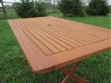 Zestaw mebli ogrodowych Dover (150 x 80) z 4 krzesłami Calgary (drewno z certyfikatem FSC) i 4 poduszkami PREMIUM : Kolor poduc