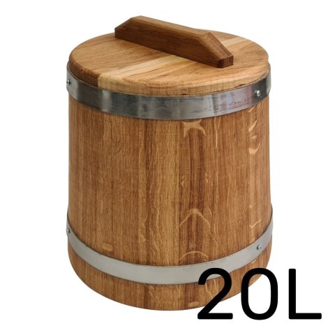 Beczka drewniana dębowa 20l Beczka drewniana dębowa 20l