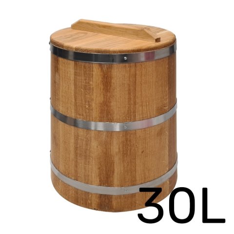 Beczka drewniana dębowa 30l Beczka drewniana dębowa 30l