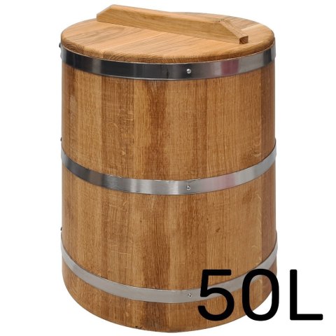 Beczka drewniana dębowa 50l Beczka drewniana dębowa 50l