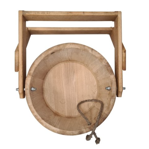 Wiadro prysznicowe do sauny drewniane dębowe 20l Wiadro prysznicowe do sauny drewniane dębowe 20l